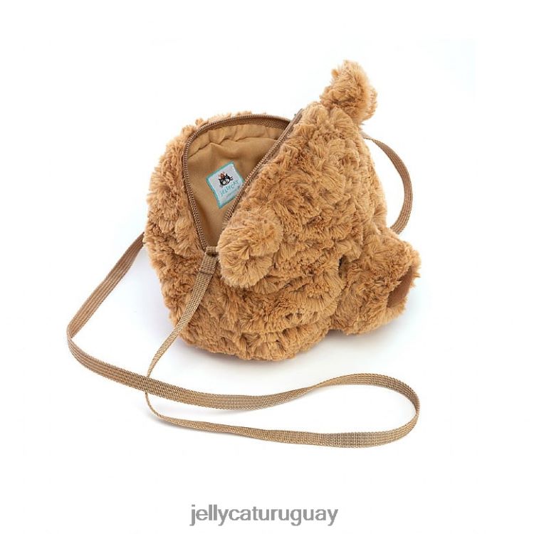 bolsa Jellycat bolso oso bartolomé marrón T88T62670