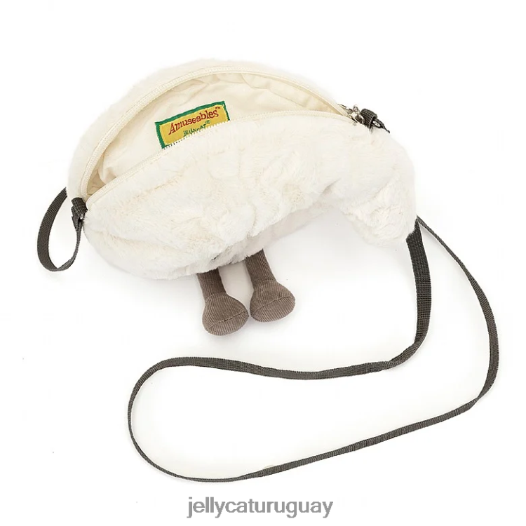 bolsa Jellycat crema de bolsa de luna divertida T88T62376
