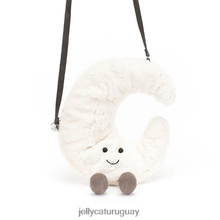 bolsa Jellycat crema de bolsa de luna divertida T88T62376
