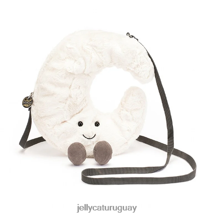 bolsa Jellycat crema de bolsa de luna divertida T88T62376
