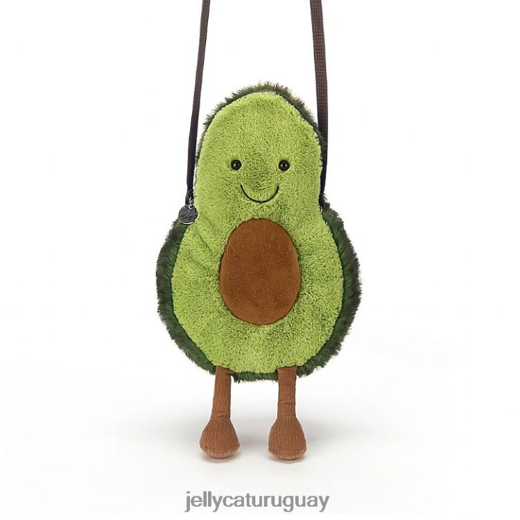 bolsa Jellycat divertida bolsa de aguacate verde T88T62157