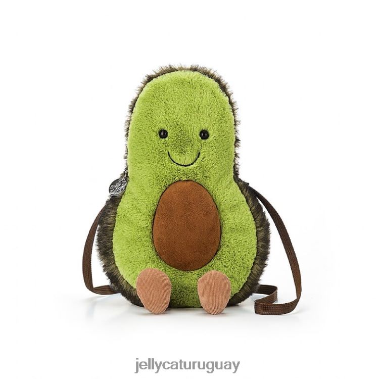 bolsa Jellycat divertida bolsa de aguacate verde T88T62157