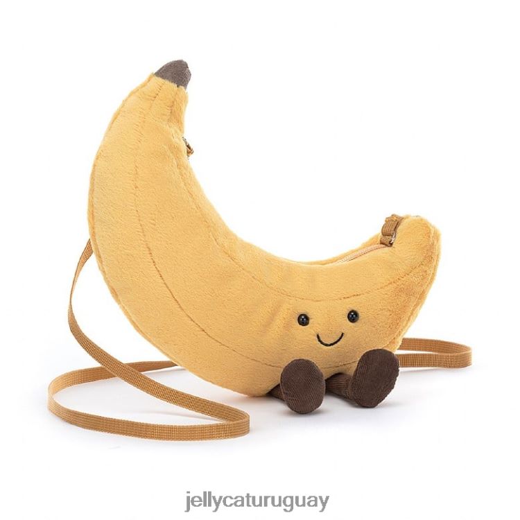 bolsa Jellycat divertida bolsa de plátano amarilla T88T62306