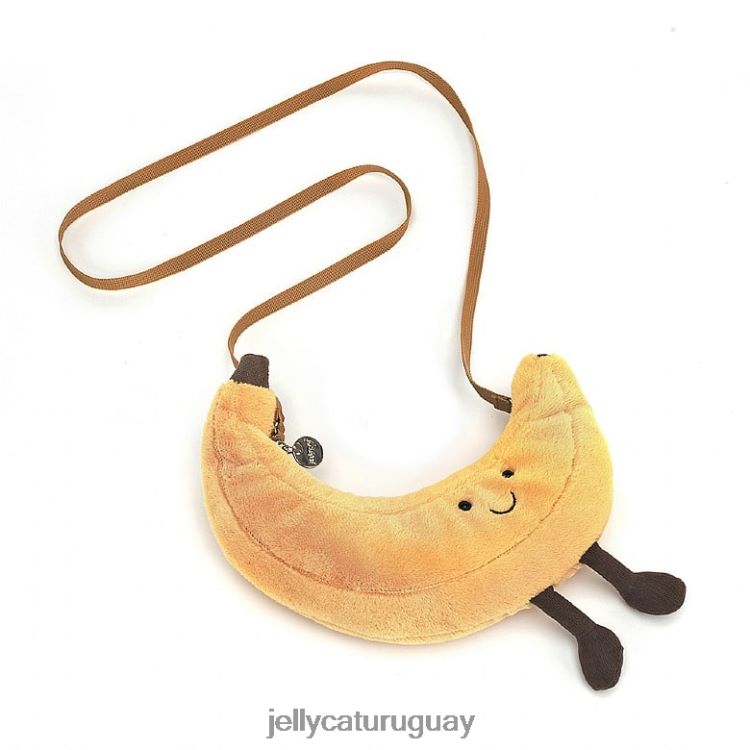 bolsa Jellycat divertida bolsa de plátano amarilla T88T62306
