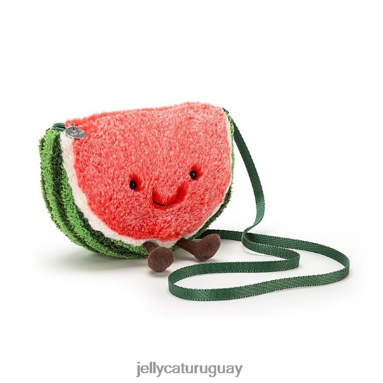 bolsa Jellycat divertida bolsa de sandía rosa T88T62116