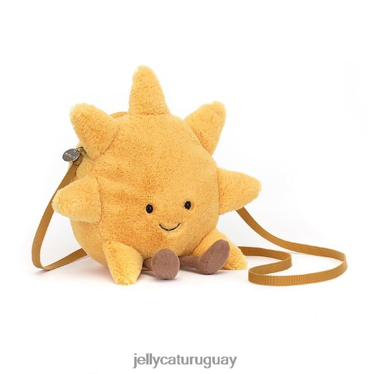 bolsa Jellycat divertida bolsa de sol amarilla T88T62114