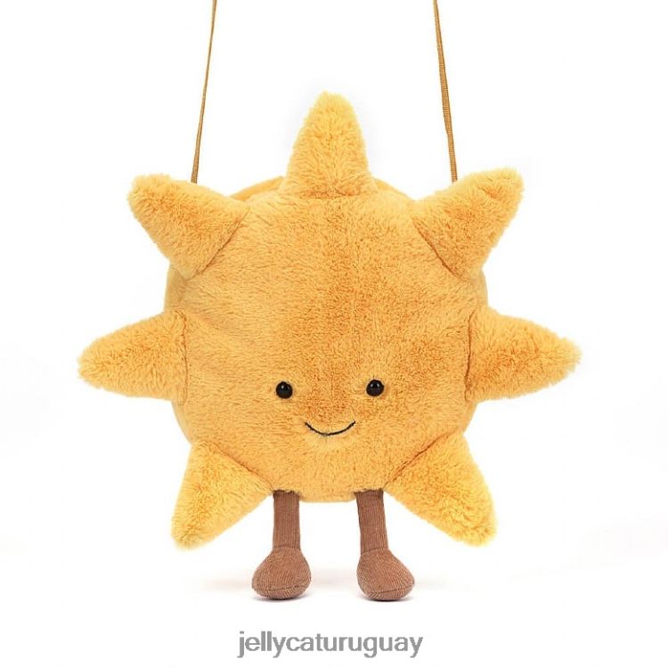 bolsa Jellycat divertida bolsa de sol amarilla T88T62114