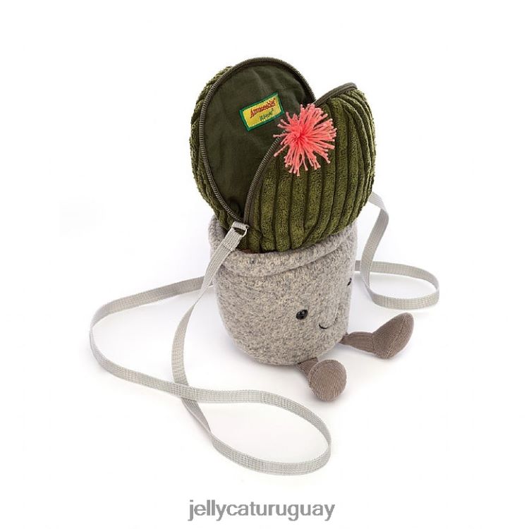 bolsa Jellycat divertido bolso cactus verde T88T62384