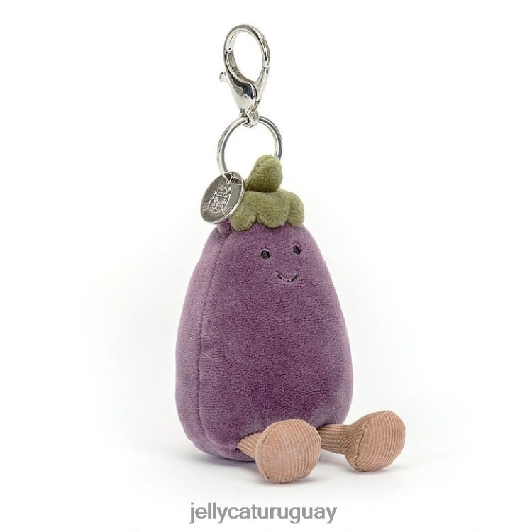 accesorio Jellycat Charm para bolso berenjena vivaz violeta T88T6275