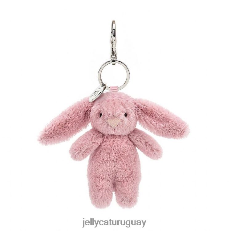 accesorio Jellycat colgante para bolso tulipán conejito tímido rosa T88T62577