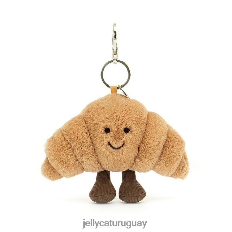 accesorio Jellycat divertido colgante para bolso croissant beige T88T6217