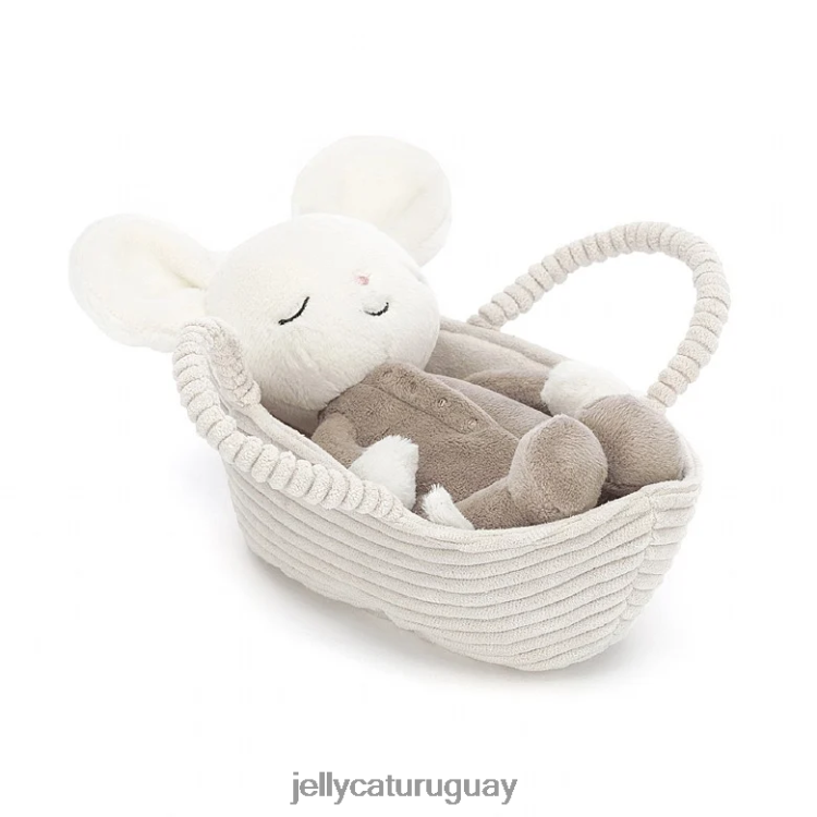 juguete Jellycat crema de ratón rock-a-bye T88T62388