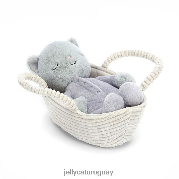 juguete Jellycat gatito rock-a-bye gris T88T62407