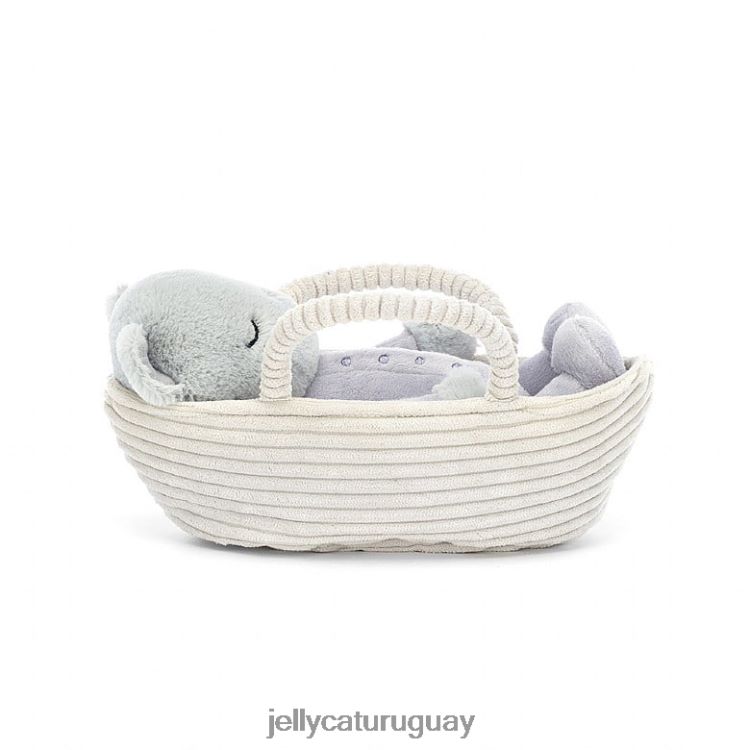 juguete Jellycat gatito rock-a-bye gris T88T62407