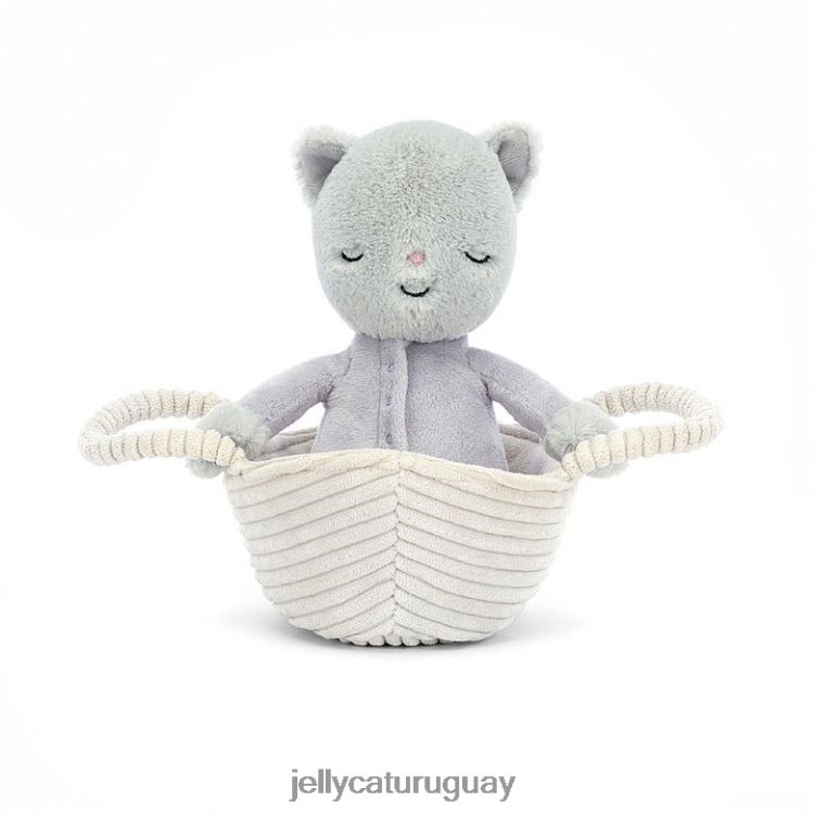 juguete Jellycat gatito rock-a-bye gris T88T62407