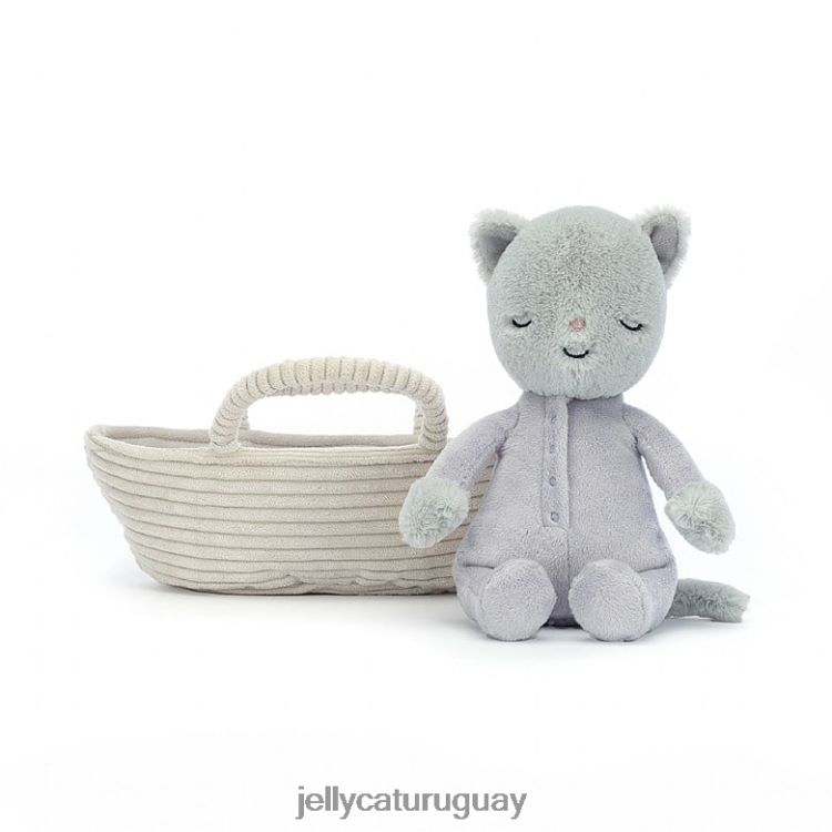 juguete Jellycat gatito rock-a-bye gris T88T62407