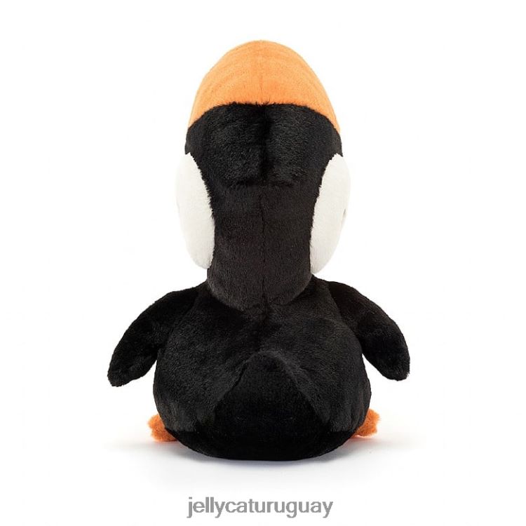 juguete Jellycat Tucán de pico elegante en blanco y negro T88T62275