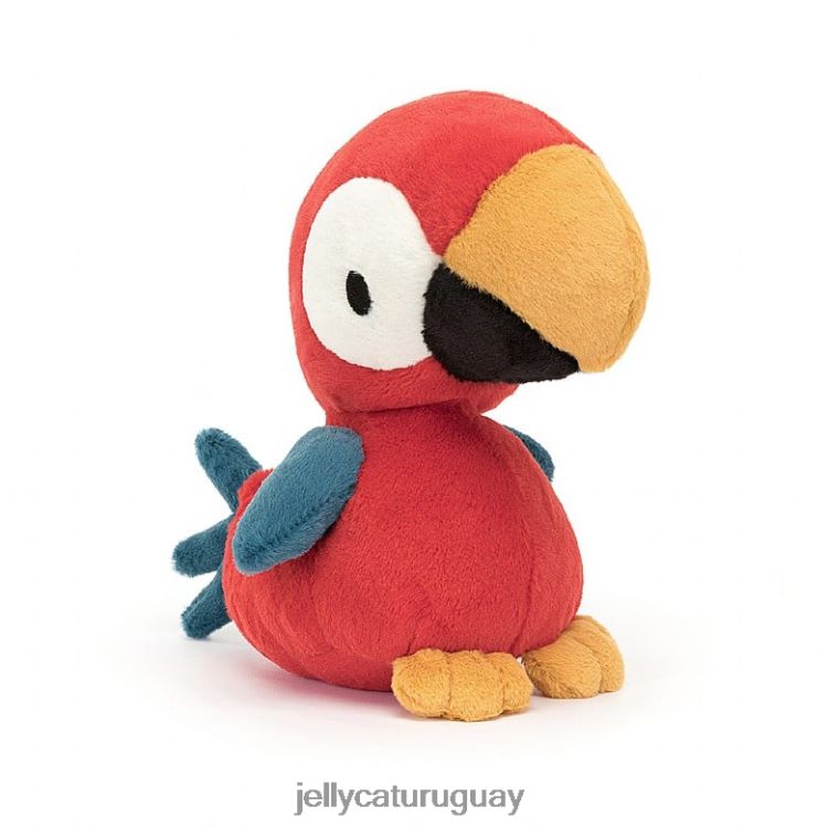 juguete Jellycat loro de pico bodacious rojo T88T62252
