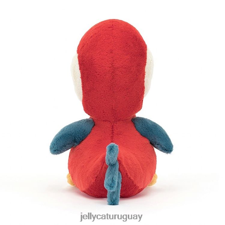 juguete Jellycat loro de pico bodacious rojo T88T62252