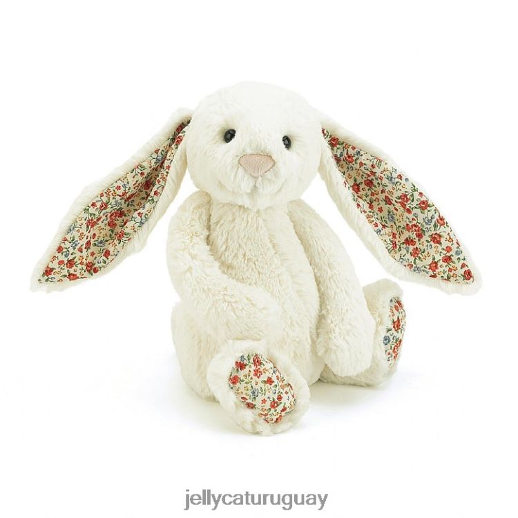 juguete Jellycat crema de conejito de flores T88T62587
