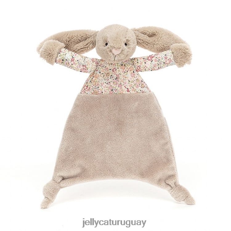 juguete Jellycat edredón conejito bea flor beige T88T62325