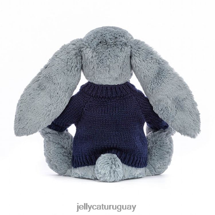 juguete Jellycat flor oscura con jersey azul marino personalizado T88T62436