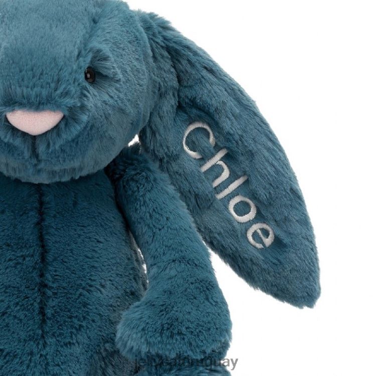 juguete Jellycat Conejito azul mineral tímido personalizado azul cobalto medio T88T62346