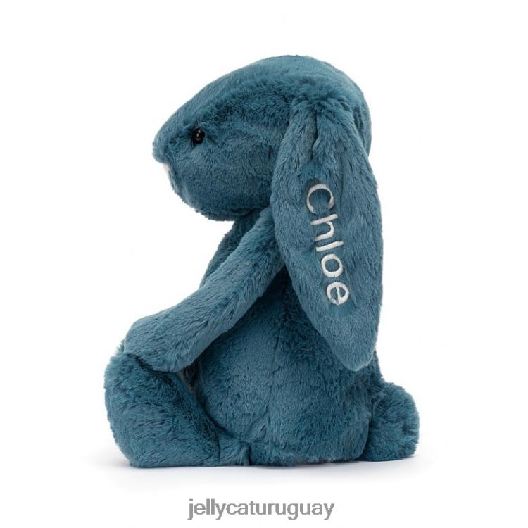 juguete Jellycat Conejito azul mineral tímido personalizado azul cobalto medio T88T62346