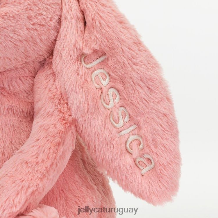 juguete Jellycat Conejito de pétalos tímido personalizado rosa sorbete mediano T88T62130