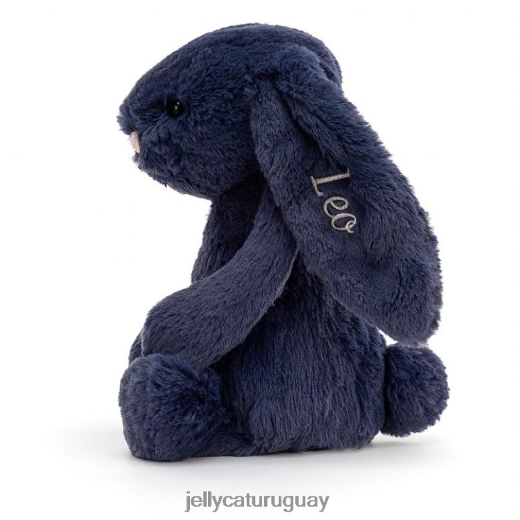 juguete Jellycat conejito tímido personalizado azul marino medio T88T62242