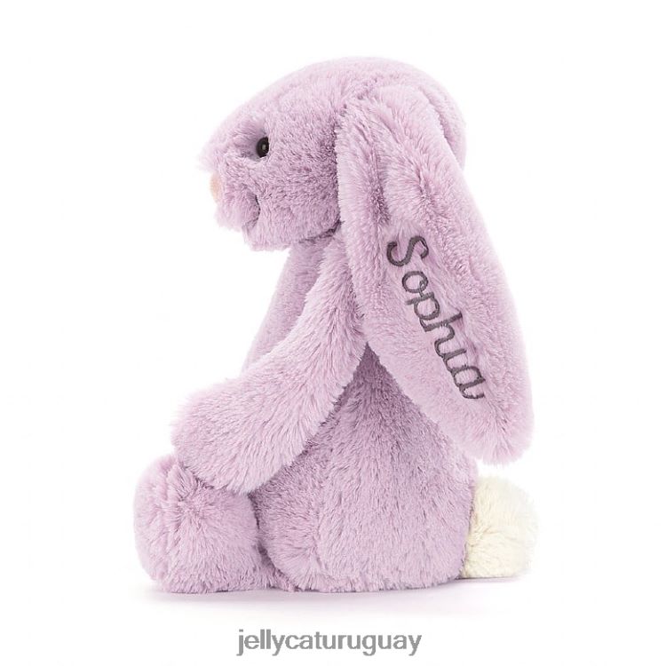 juguete Jellycat conejito tímido personalizado lila mediana T88T6292