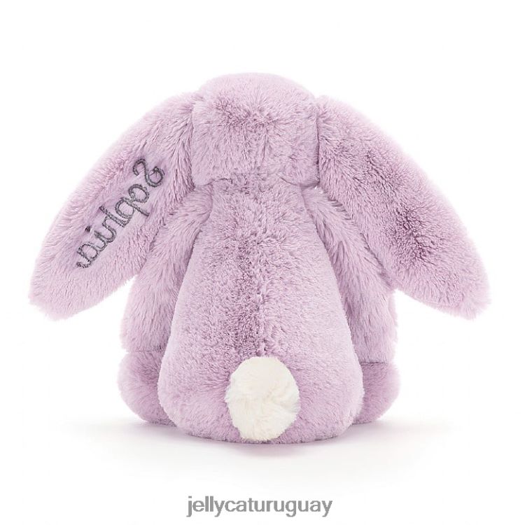 juguete Jellycat conejito tímido personalizado lila mediana T88T6292