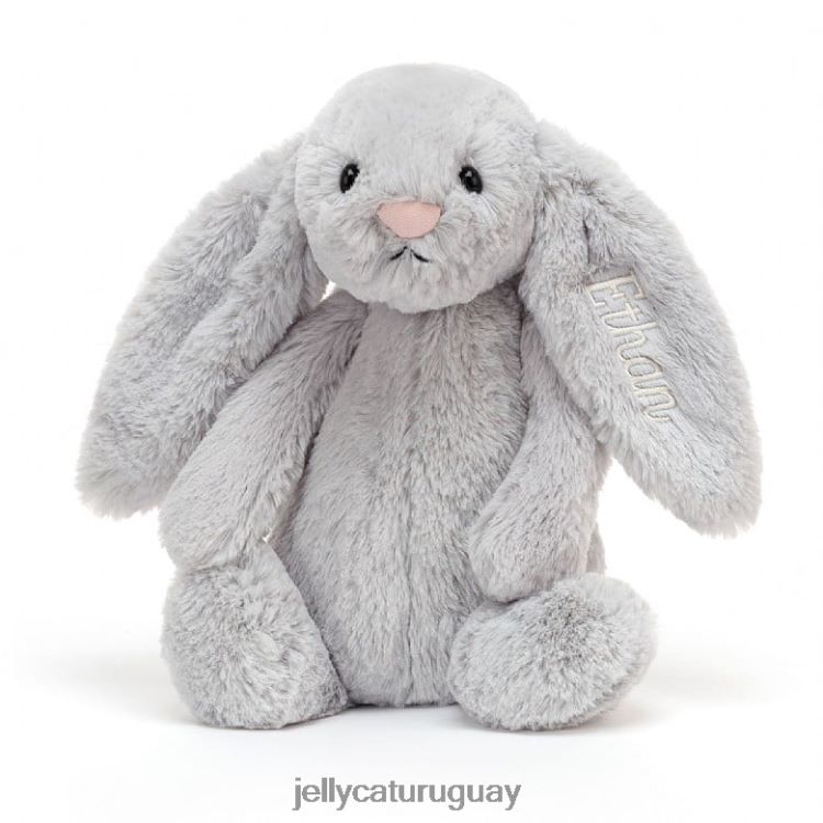 juguete Jellycat conejito tímido personalizado plata mediana T88T62273