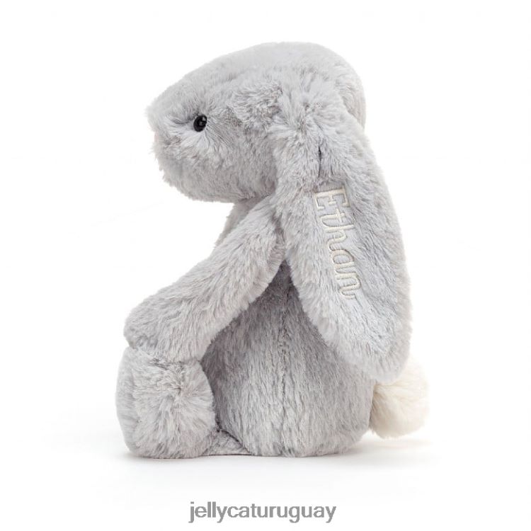juguete Jellycat conejito tímido personalizado plata mediana T88T62273