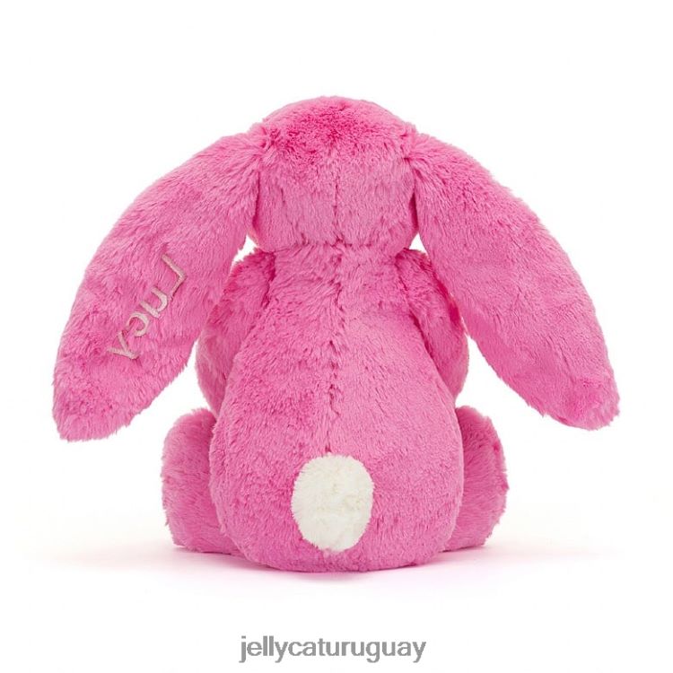 juguete Jellycat conejito tímido personalizado rosa fuerte medio T88T62173