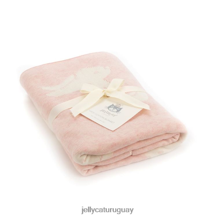 juguete Jellycat manta de conejito tímido rosa T88T62690