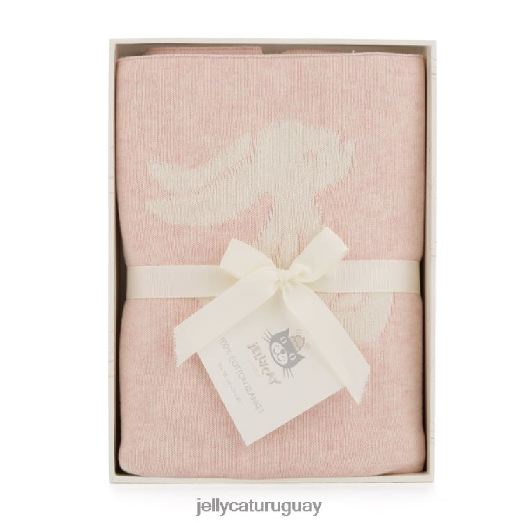 juguete Jellycat manta de conejito tímido rosa T88T62690