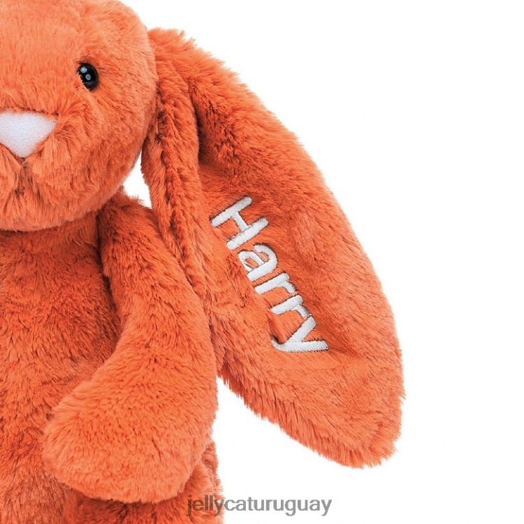 juguete Jellycat personalizado tímido conejito mandarina naranja medio T88T62502