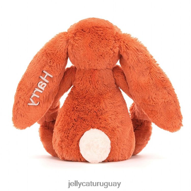 juguete Jellycat personalizado tímido conejito mandarina naranja medio T88T62502