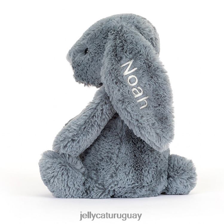 juguete Jellycat personalizado tímido conejito oscuro azul medio T88T6291