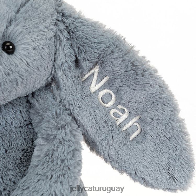 juguete Jellycat personalizado tímido conejito oscuro azul medio T88T6291