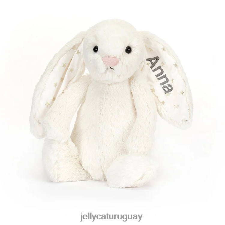 juguete Jellycat personalizado tímido twinkle bunny crema mediana T88T62203