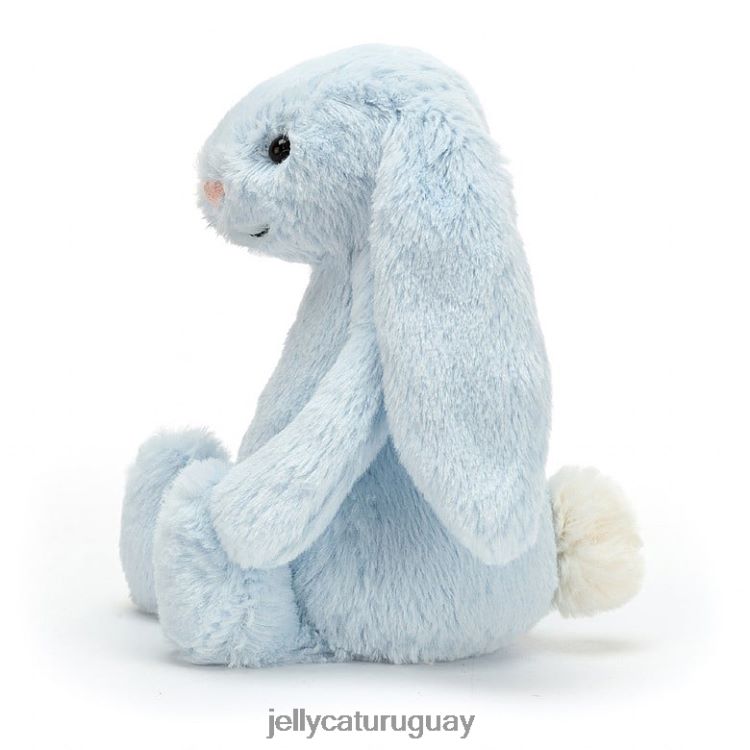 juguete Jellycat sonajero conejito tímido azul T88T62744