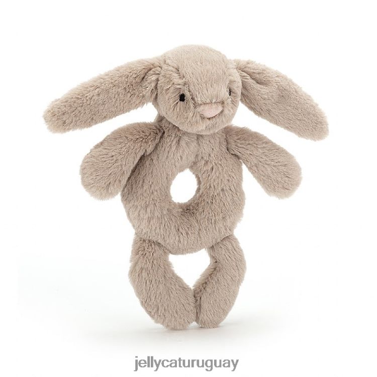 juguete Jellycat sonajero tímido conejito beige T88T62195