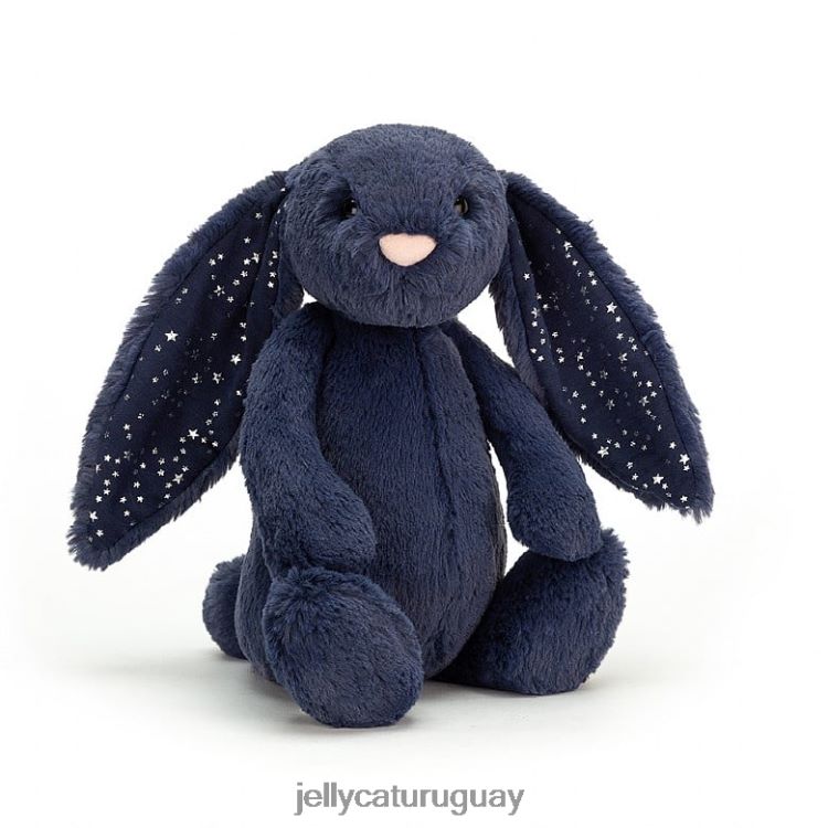 juguete Jellycat tímido conejito de polvo de estrellas azul marino T88T62555