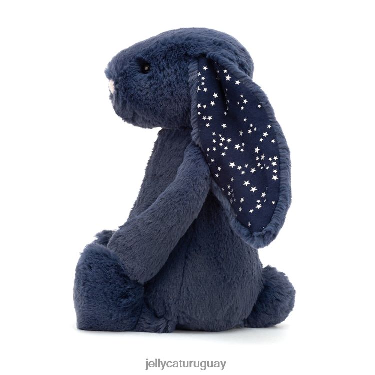 juguete Jellycat tímido conejito de polvo de estrellas azul marino T88T62555