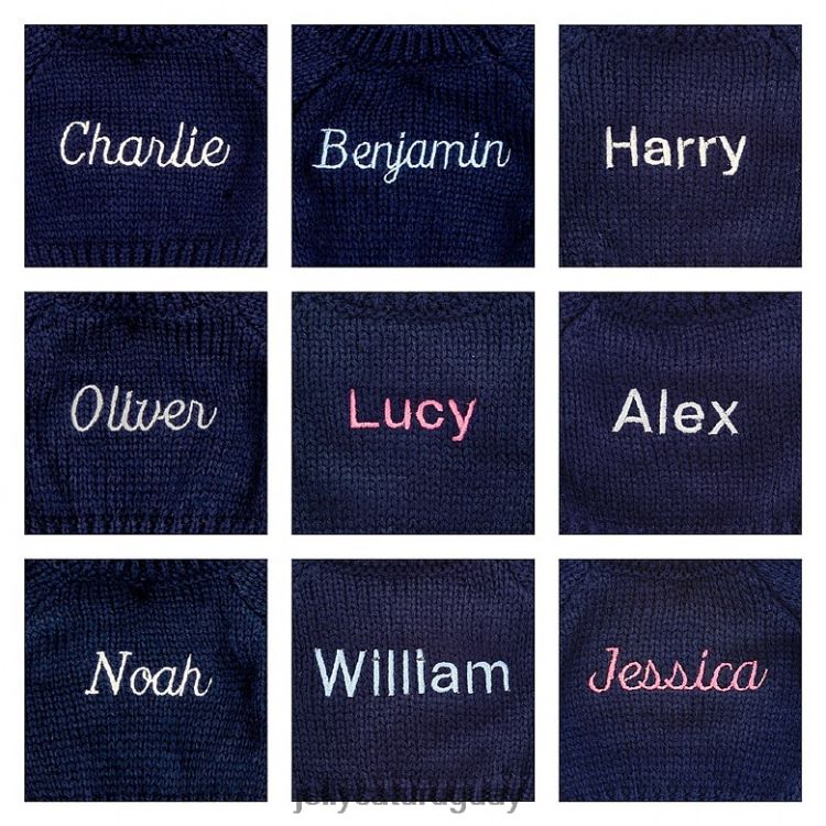 juguete Jellycat tímido y conejito con tinta de jersey azul marino personalizada T88T62514