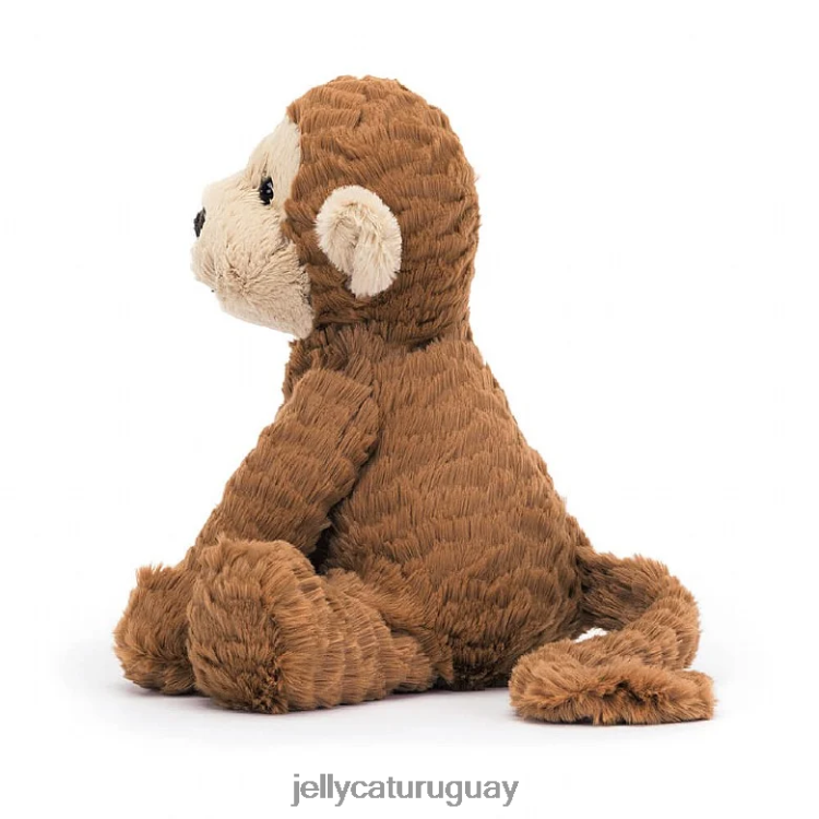 juguete Jellycat mono fuddlewuddle marrón y blanco T88T62630