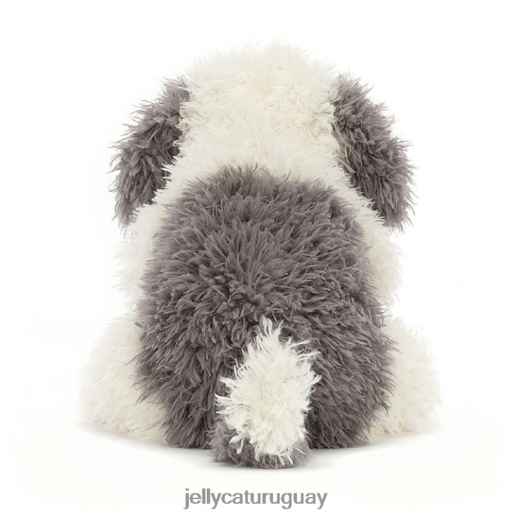 juguete Jellycat perro pastor floofie gris y blanco T88T62403