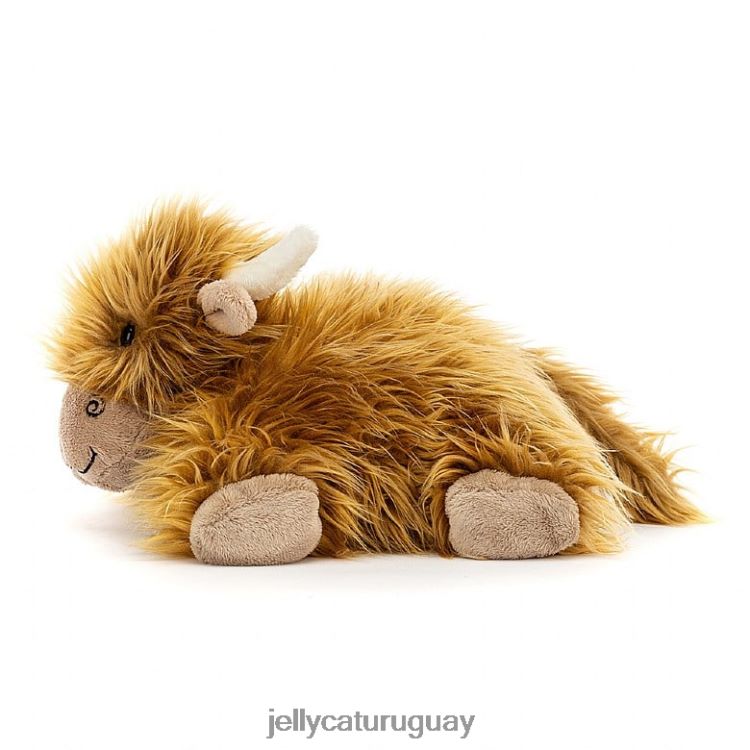 juguete Jellycat trufas vaca de las tierras altas marrón T88T62549